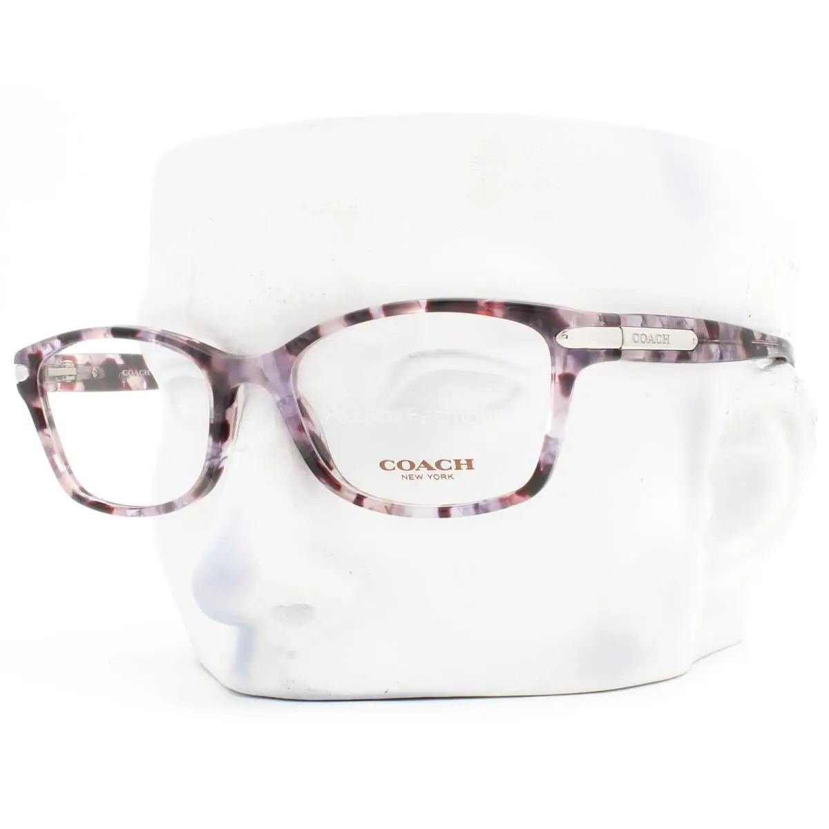 Coach Eyeglasses HC 6025 5548 Glasses Lilac Purple Brown Tortoise 51mm W/case
