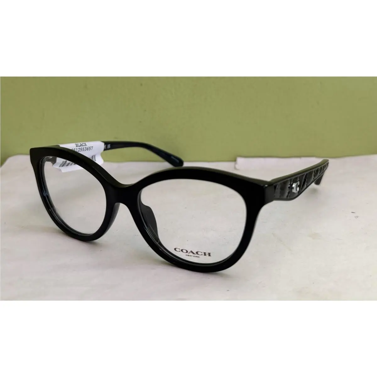 Coach Women’s Cat Eye Full Rim Eyeglass Frames 6281U 53-17-140 Black