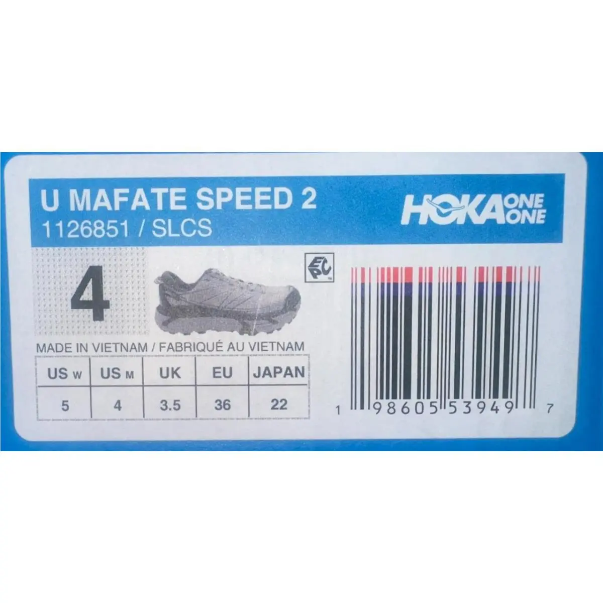 Hoka shoes - Hoka One One Mafate Speed 2 - 1126851 - Blue Slate/Cosmic grey 0