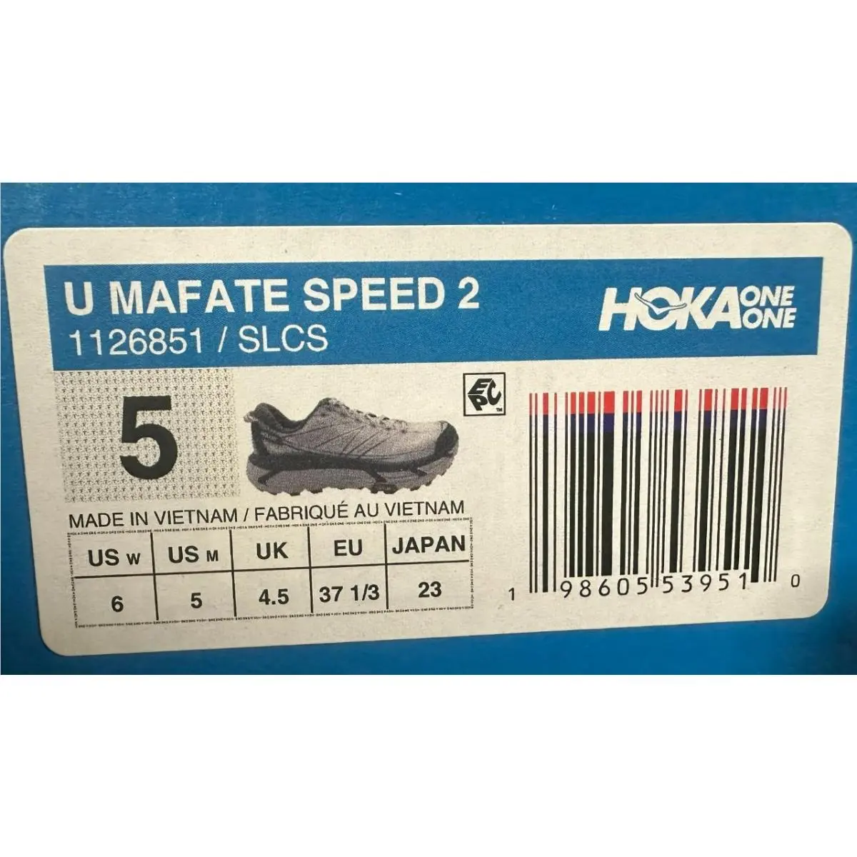Hoka shoes - Hoka One One Mafate Speed 2 - 1126851 - Blue Slate/Cosmic grey 2