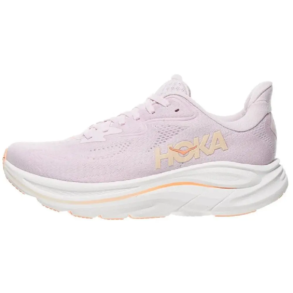 Women`s Hoka Clifton 10 Lilac Cream/tangerine Glo 1162031-LRMT - Lilac Cream/Tangerine Glo