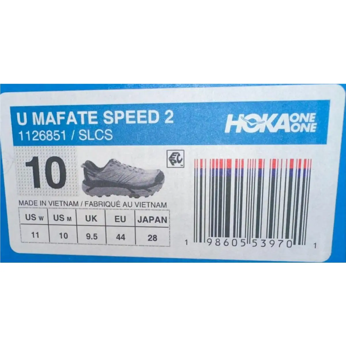 Hoka shoes - Hoka One One Mafate Speed 2 - 1126851 - Blue Slate/Cosmic Grey 2
