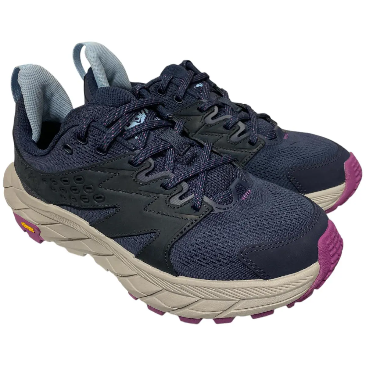 Hoka One One Women`s Anacapa Breeze Low Top Sneaker - Outer Space/Harbor Mist