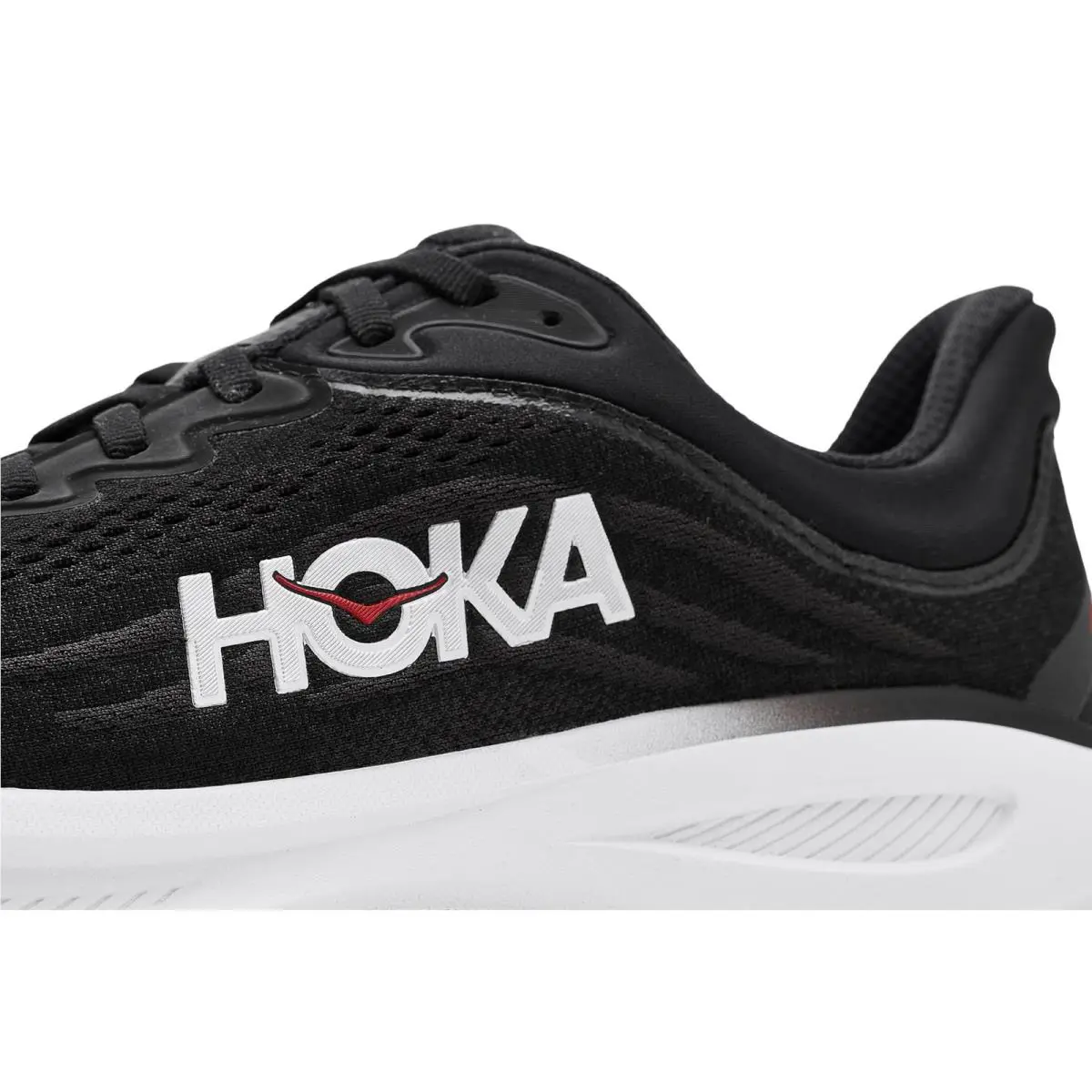 Hoka shoes - BLACK / VERMILLION 12