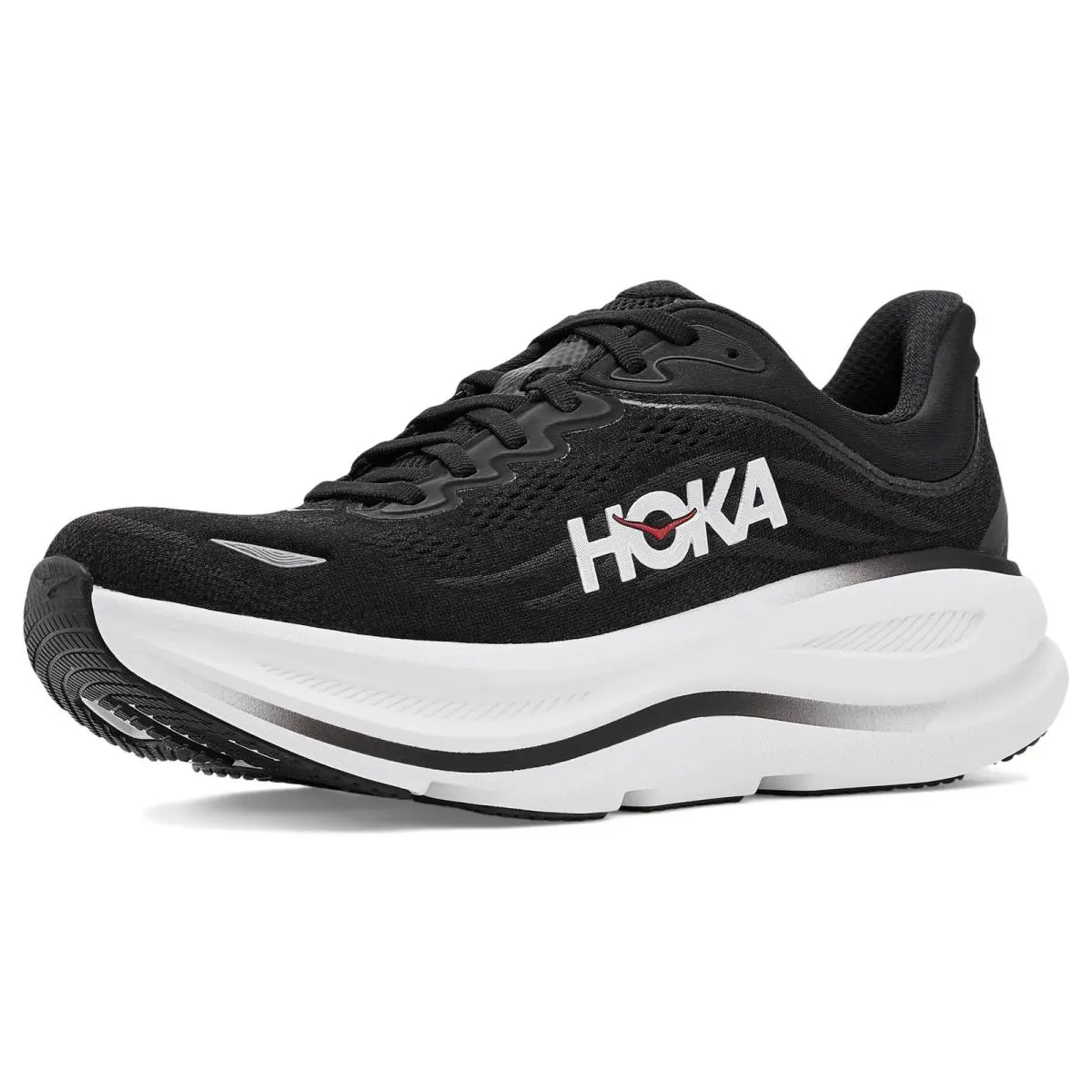 Hoka shoes - BLACK / VERMILLION 6
