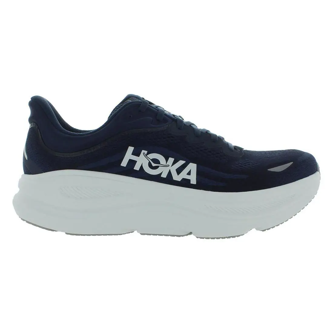 Hoka Bondi 9 Mens Shoes - Varsity Navy/White