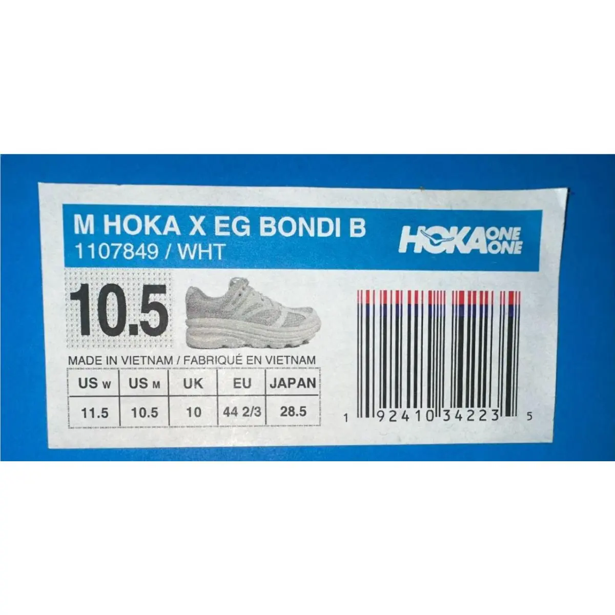 Hoka shoes - Bondi B x Engineered Garments - 1107849 - White, Manufacturer: WHT 2