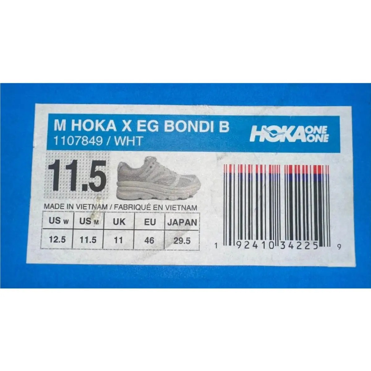 Hoka shoes - Bondi B x Engineered Garments - 1107849 - White, Manufacturer: WHT 4