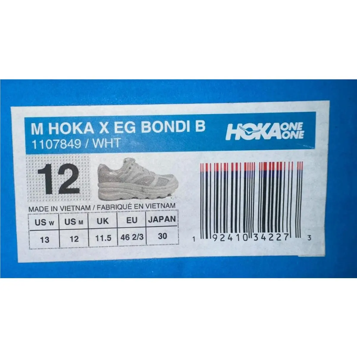Hoka shoes - Bondi B x Engineered Garments - 1107849 - White, Manufacturer: WHT 5