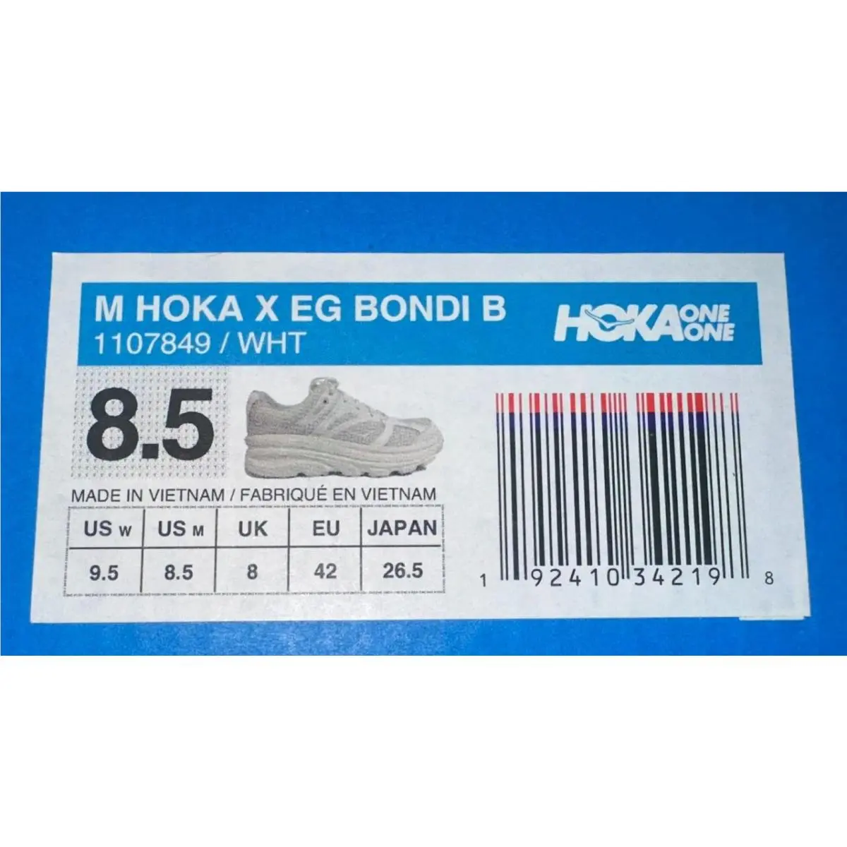 Hoka shoes - Bondi B x Engineered Garments - 1107849 - White, Manufacturer: WHT 0