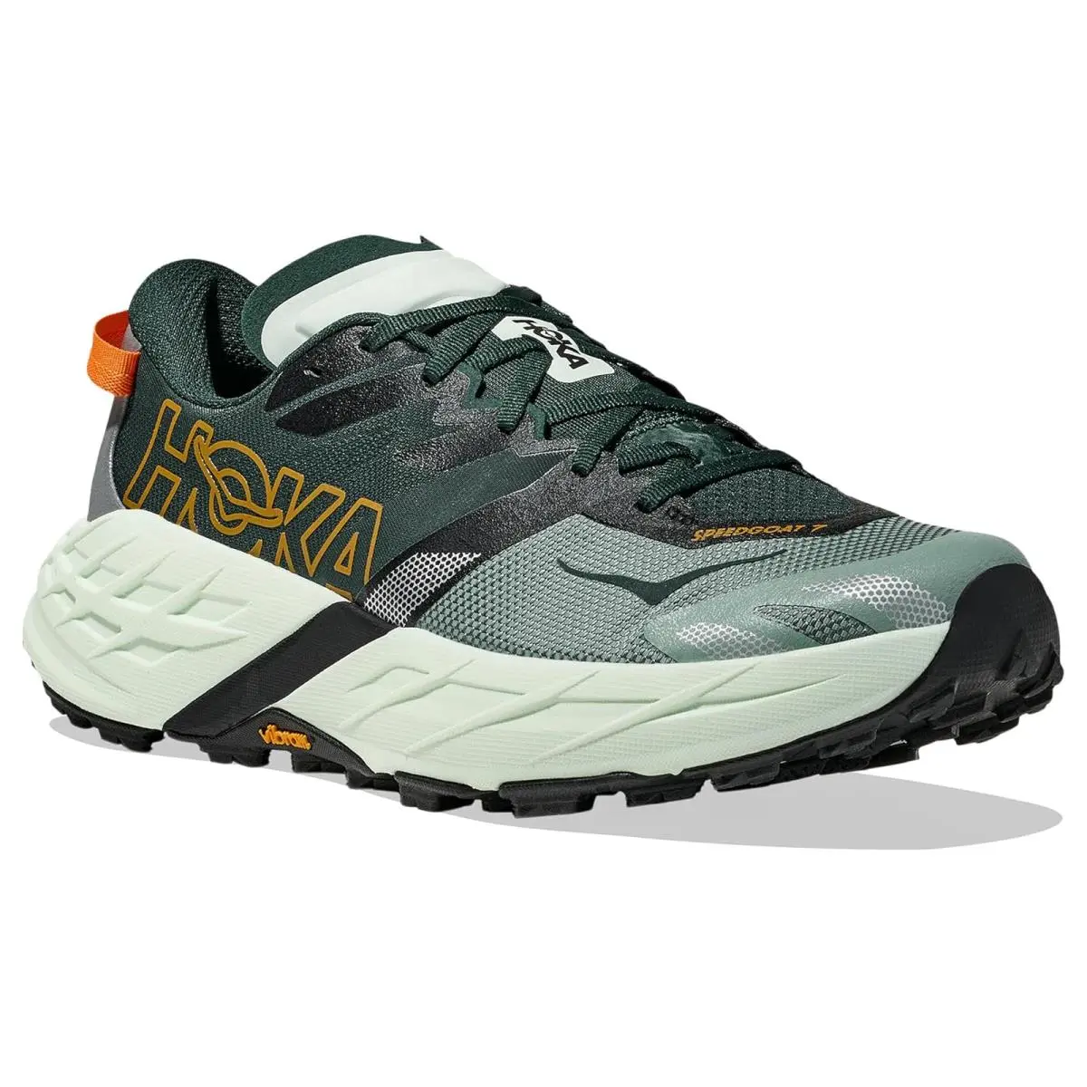Men`s Sneakers Athletic Shoes Hoka Speedgoat 7 - Bay Leaf/Sea Glass