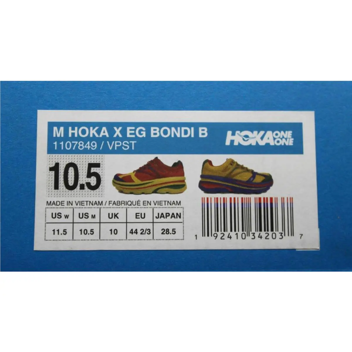 Hoka shoes - Bondi B x Engineered Garments - 1107849 - Multicolor, Manufacturer: VPST (UPC: 192410342037) 10