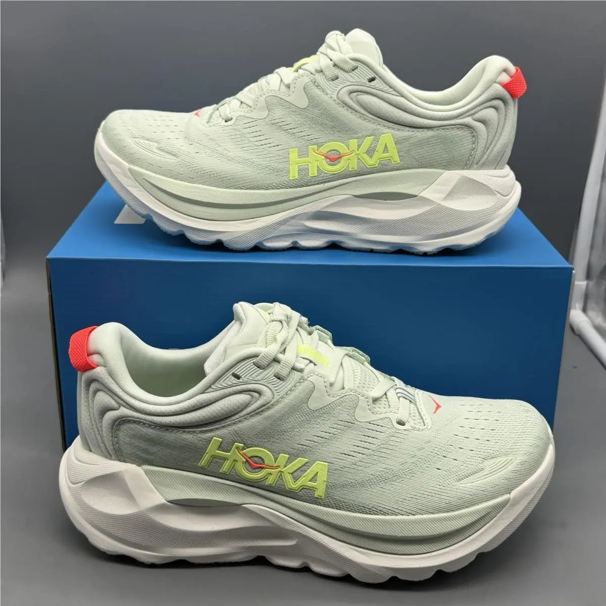 Hoka One One Gaviota 6 Women’s 6.5 B Sea Glass Sage Running Shoes Training