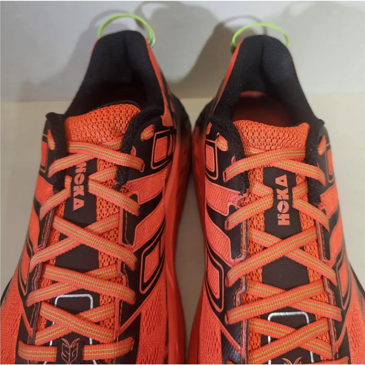 Hoka shoes - Hoka One One Speedgoat 2 - 1162710/TLCT - Tomato Red/Electric Green /Black 9