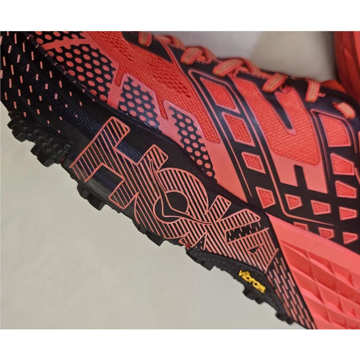 Hoka shoes - Hoka One One Speedgoat 2 - 1162710/TLCT - Tomato Red/Electric Green /Black 11