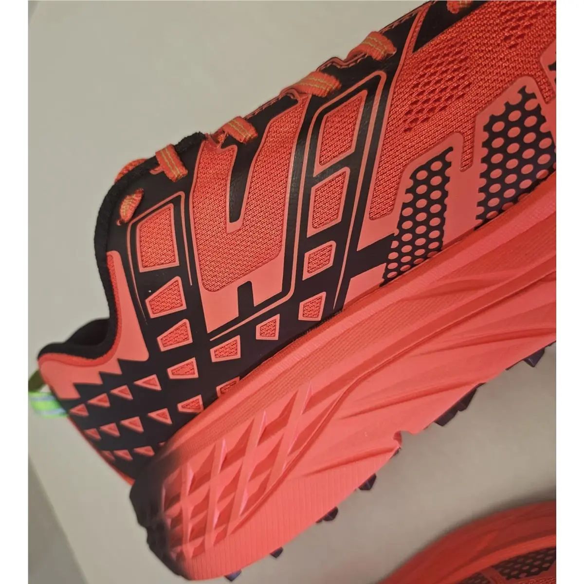 Hoka shoes - Hoka One One Speedgoat 2 - 1162710/TLCT - Tomato Red/Electric Green /Black 13