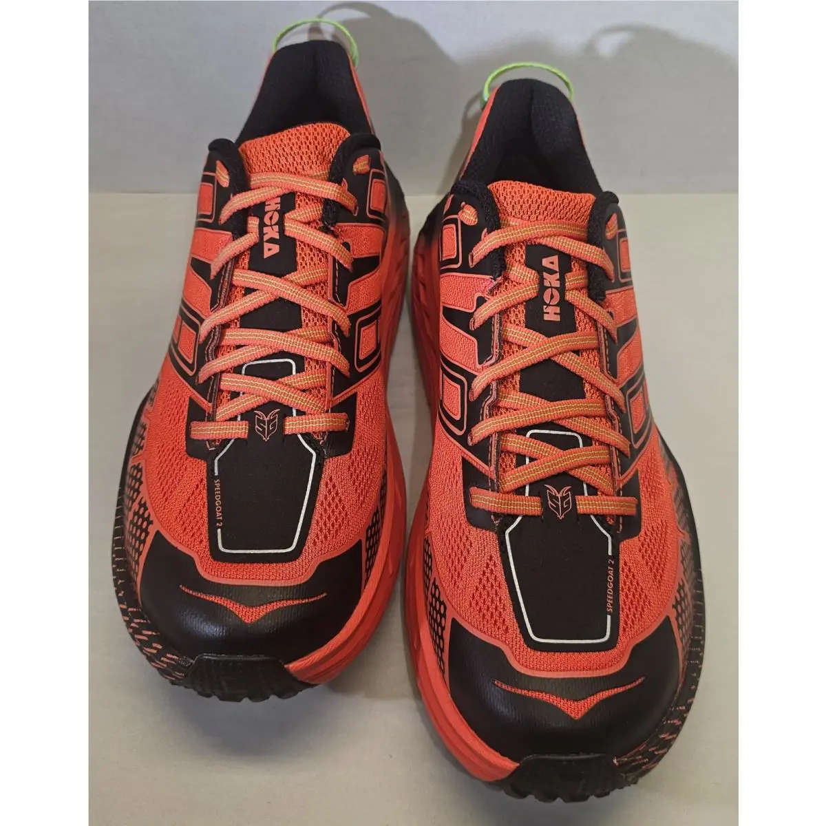 Hoka shoes - Hoka One One Speedgoat 2 - 1162710/TLCT - Tomato Red/Electric Green /Black 20