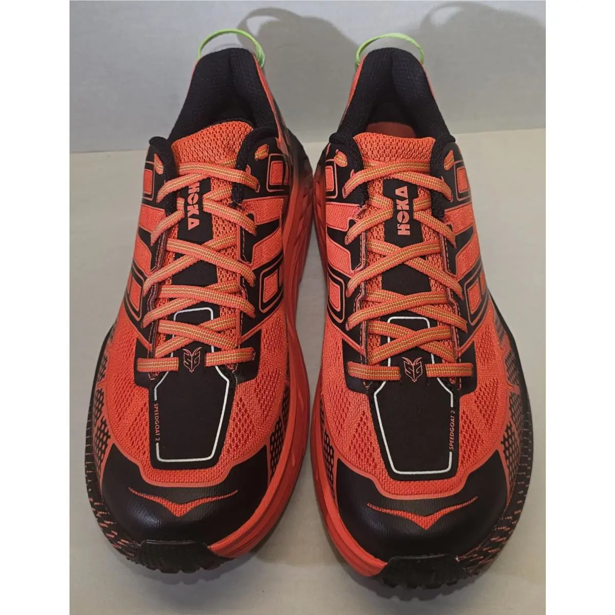 Hoka shoes - Hoka One One Speedgoat 2 - 1162710/TLCT - Tomato Red/Electric Green /Black 3