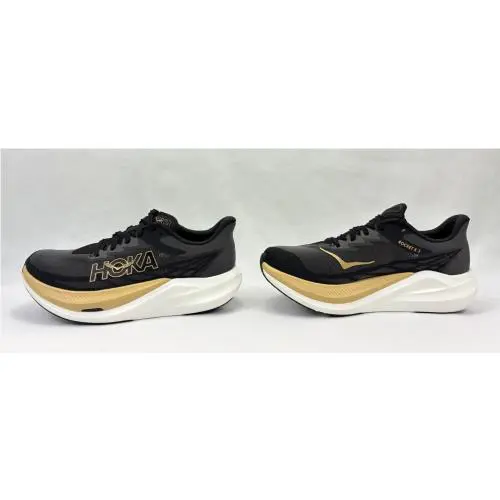 Hoka shoes - Hoka One One U Rocket X 3 - 1168724 - Black/Gold/White (UPC: 198605194122) 5