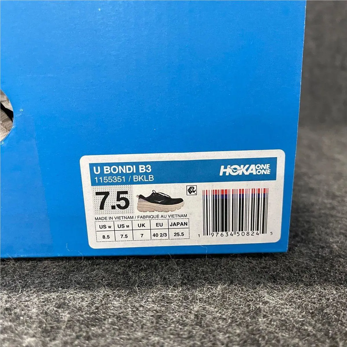 Hoka shoes - VS191822 - vs-191822 - Black (UPC: 197634508245) 2