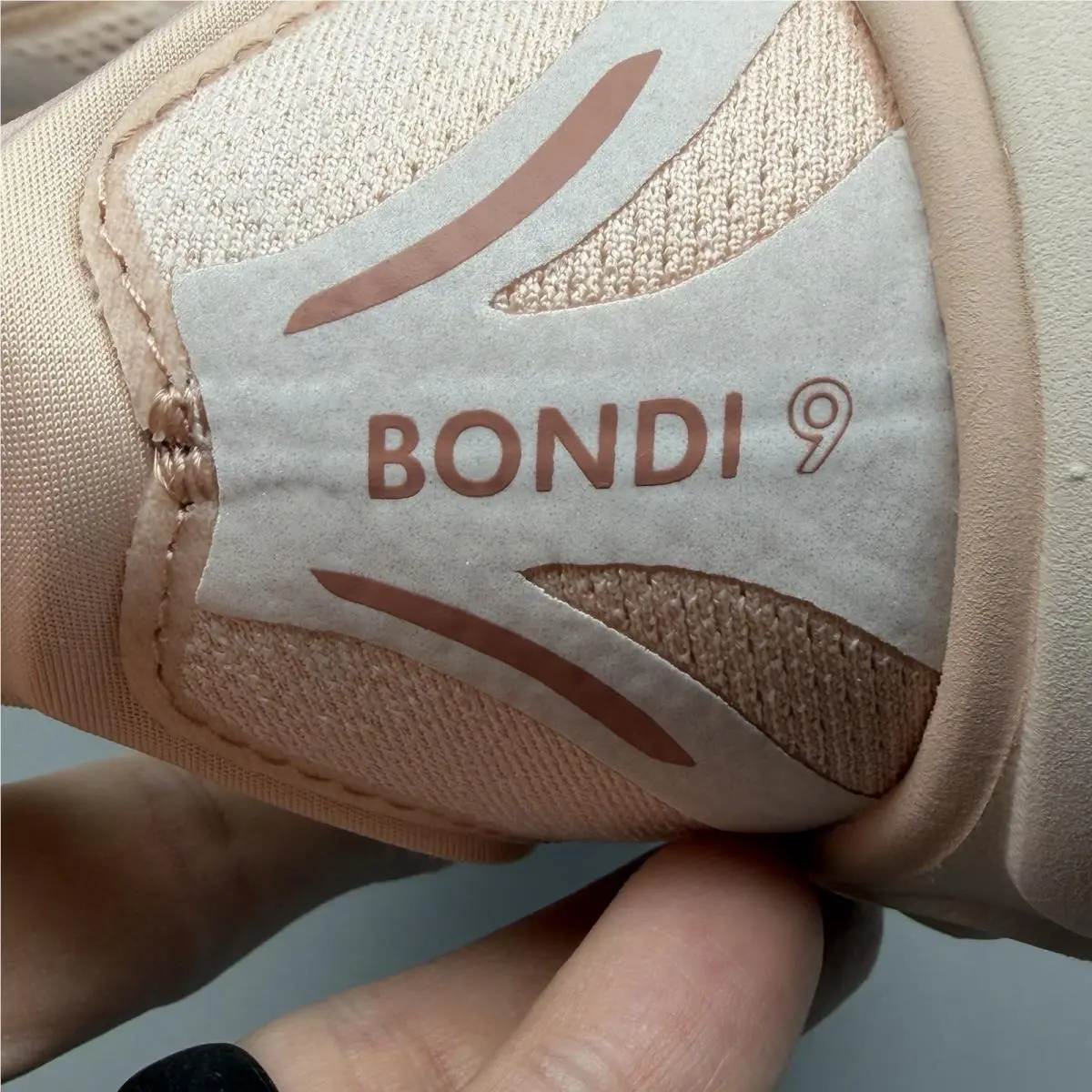Hoka shoes - Hoka One One Bondi 9 - 1162012 RLTT - Rose Latte (UPC: 0198605166051) 9