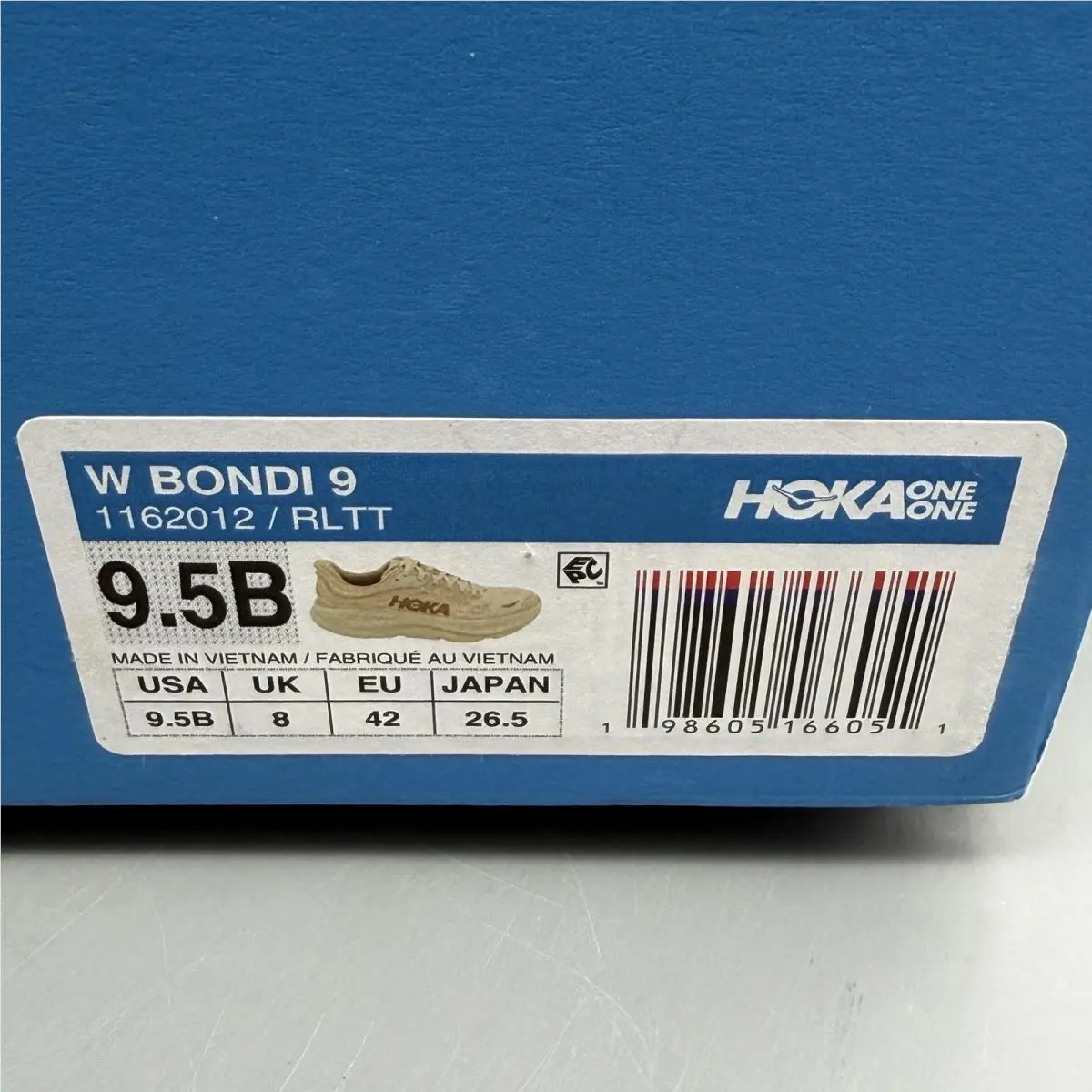 Hoka shoes - Hoka One One Bondi 9 - 1162012 RLTT - Rose Latte (UPC: 0198605166051) 12