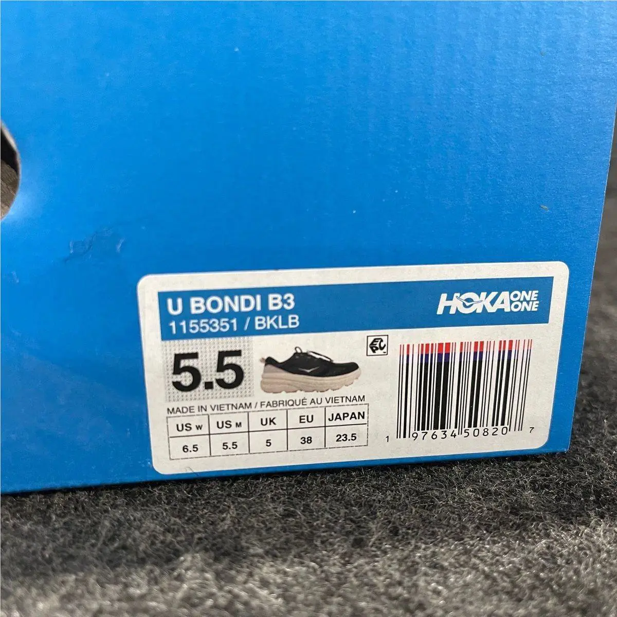 Hoka shoes - VS191819 - vs-191819 - Black (UPC: 197634508207) 5