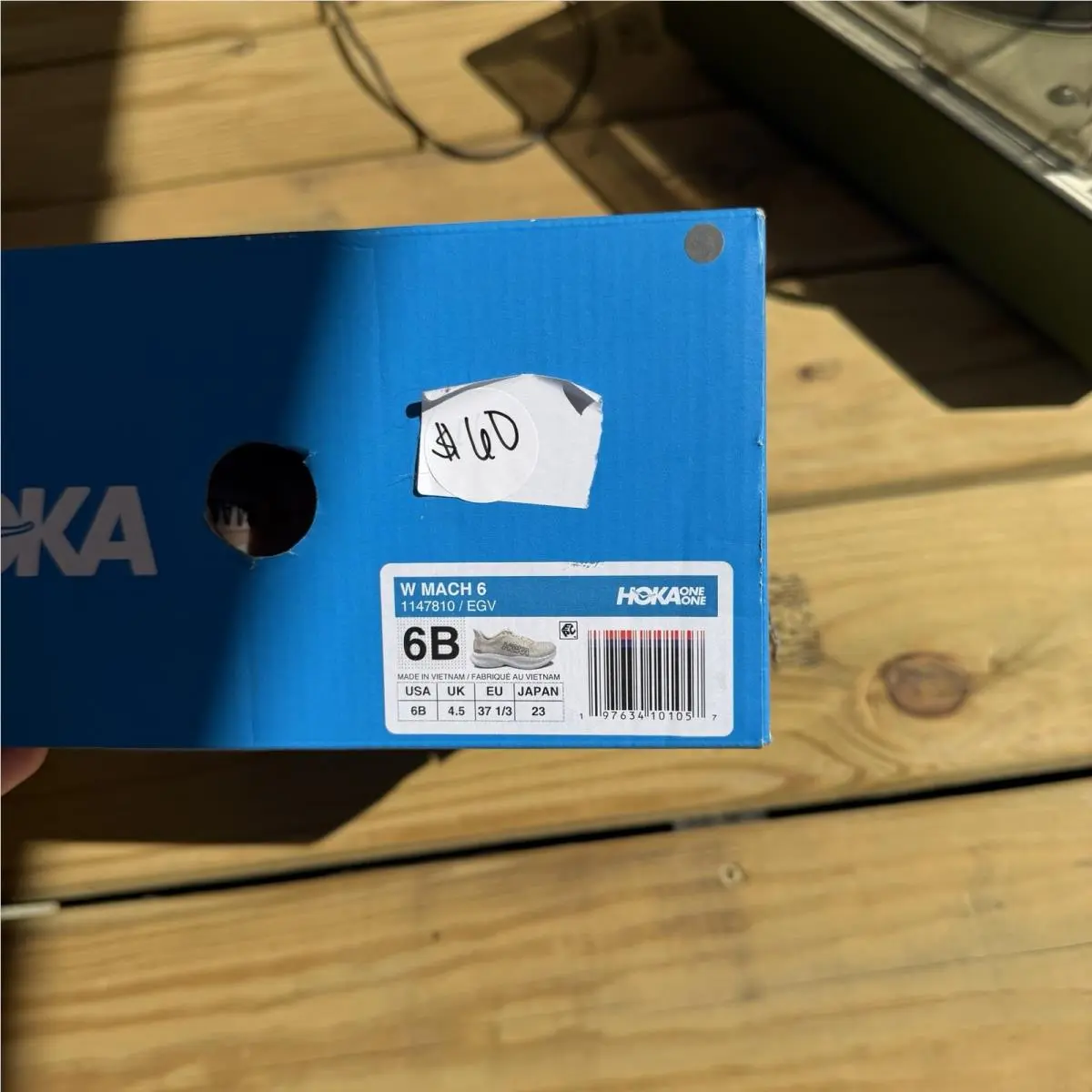 Hoka shoes - Hoka One One HOKA Mach 6 - 1147810-EGV - Ivory 6