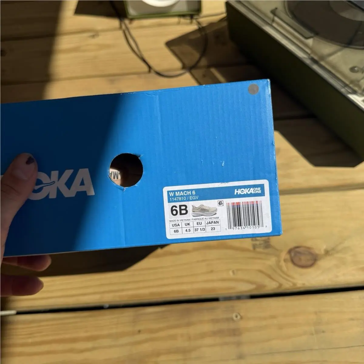 Hoka shoes - Hoka One One HOKA Mach 6 - 1147810-EGV - Ivory 7