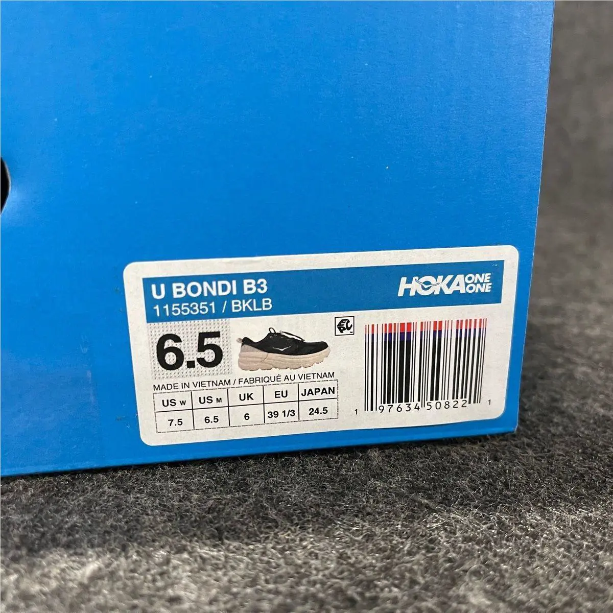 Hoka shoes - VS191823 - vs-191823 - Black (UPC: 197634508221) 4