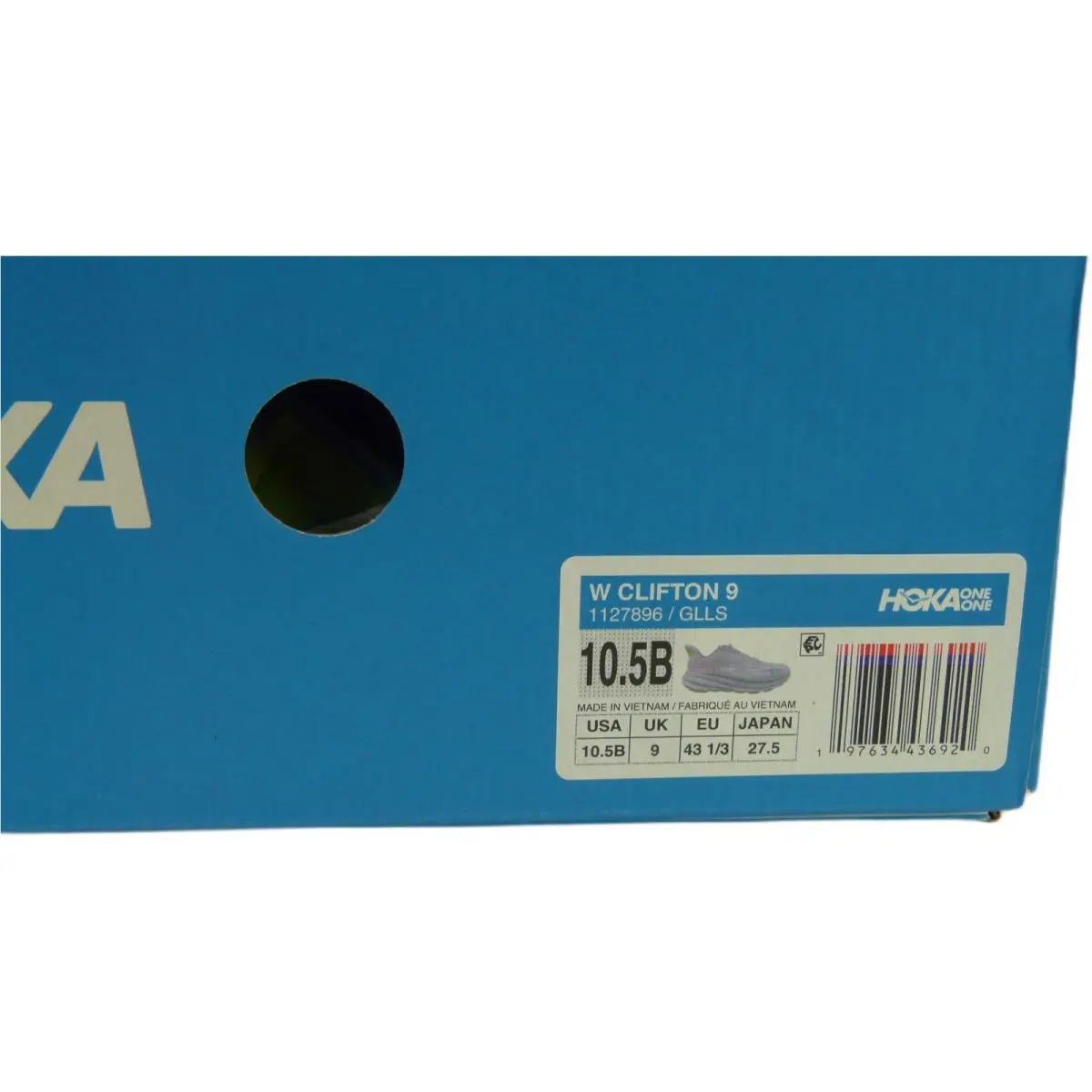 Hoka shoes - Gull/ Sea Ice 7