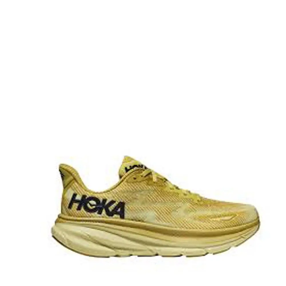 Hoka Men`s Clifton 9 Golden Lichen/celery Root Casual Running Shoes 1127895-GLCR