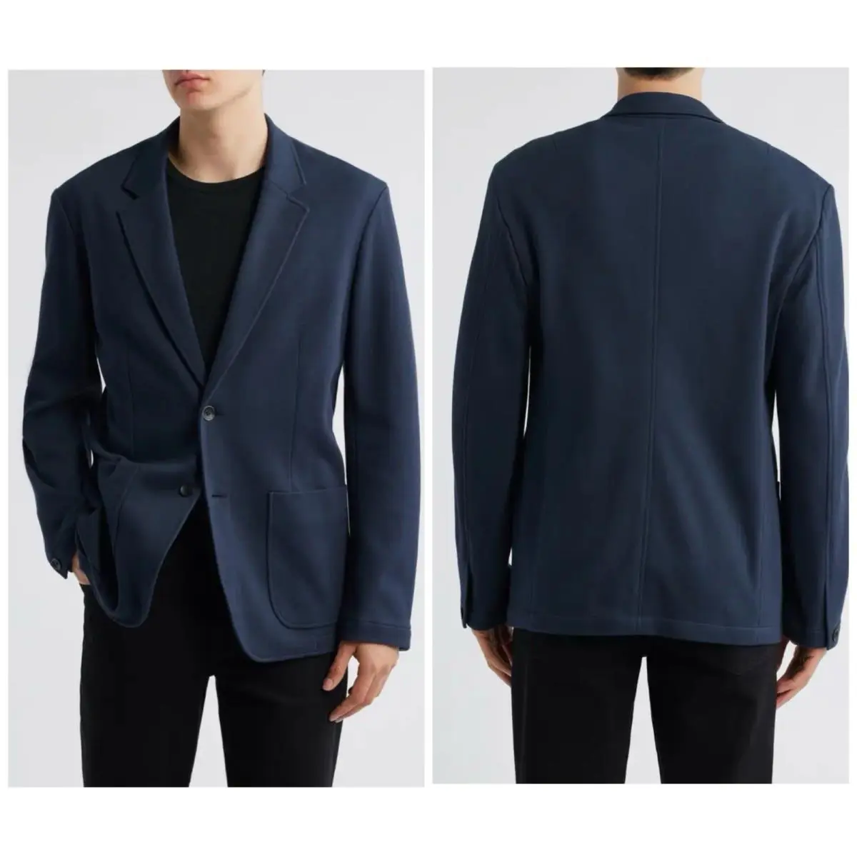 Rag Bone Butler Patch Pocket Blazer In Navy Size: Medium
