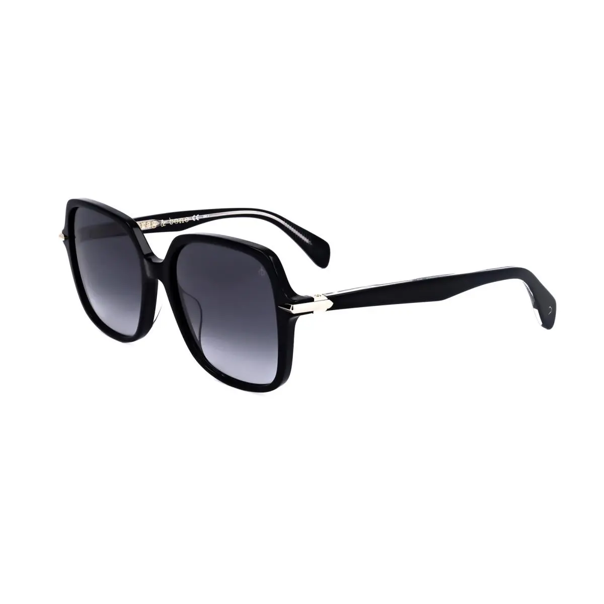 Rag Bone Women`s 55mm Black Sunglasses RNB1048-G-S-807-55