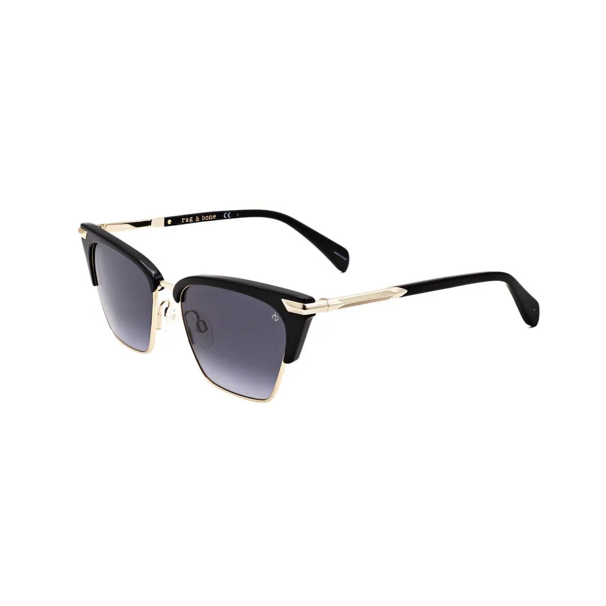 Rag Bone Women`s 53mm Black Sunglasses RNB1053-S-807-53