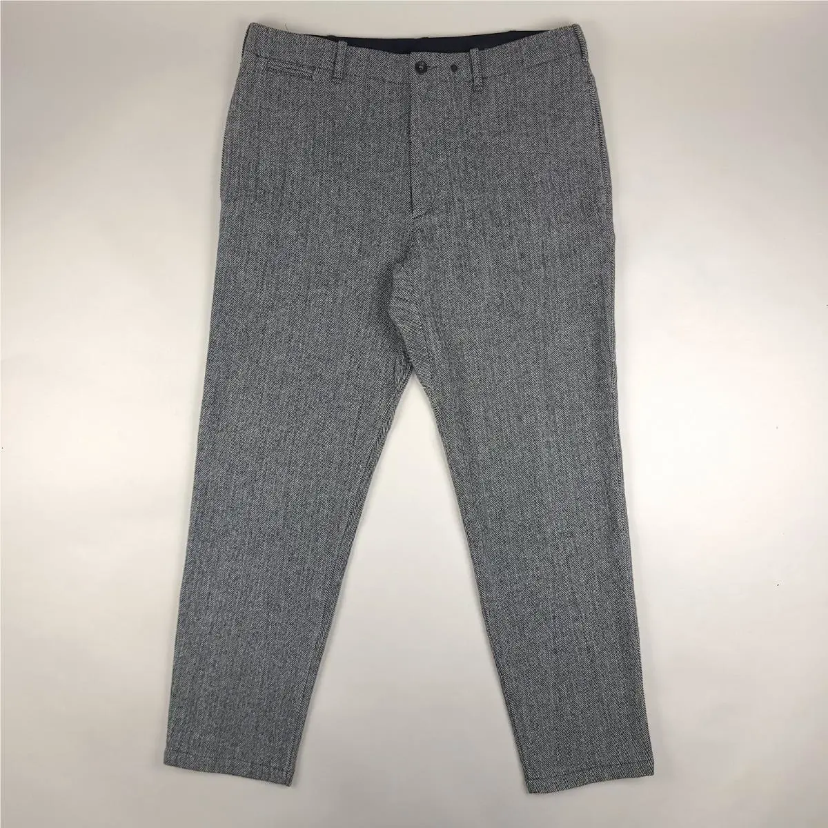 Rag Bone Pants Mens 36 Herringbone Daniel Wool Trousers Black White