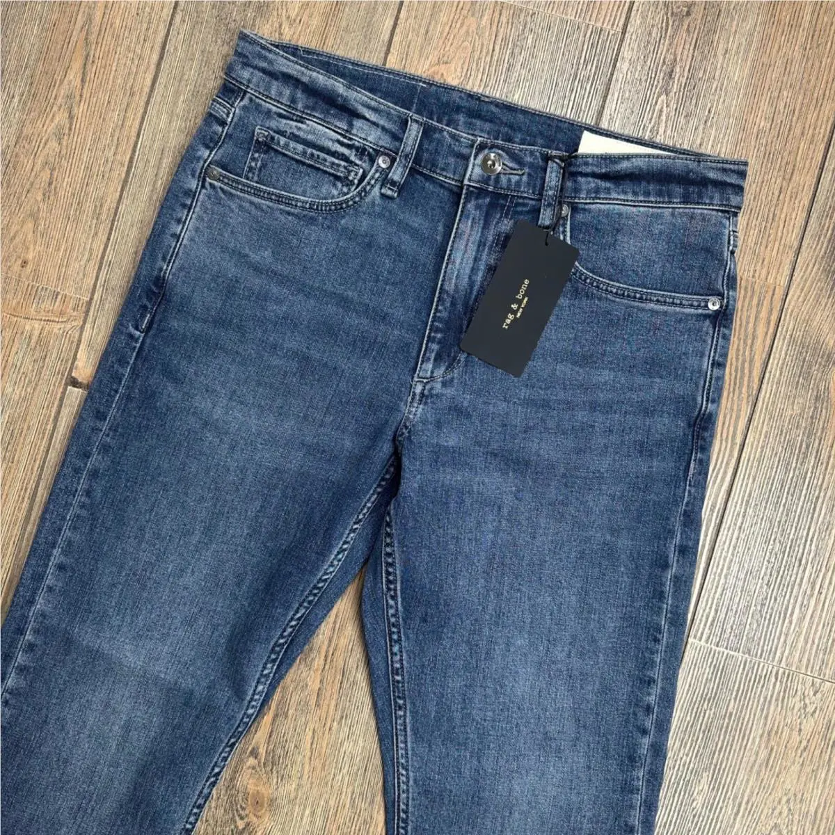 Rag Bone RB Fit 2 Slim Fit Jeans Alto Blue Mens 30x32