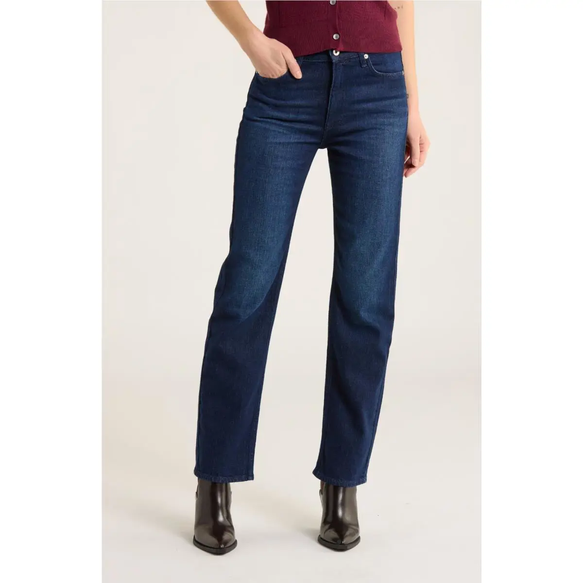 Rag Bone Hattie Mid Rise Full Length Straight Leg Jeans 28