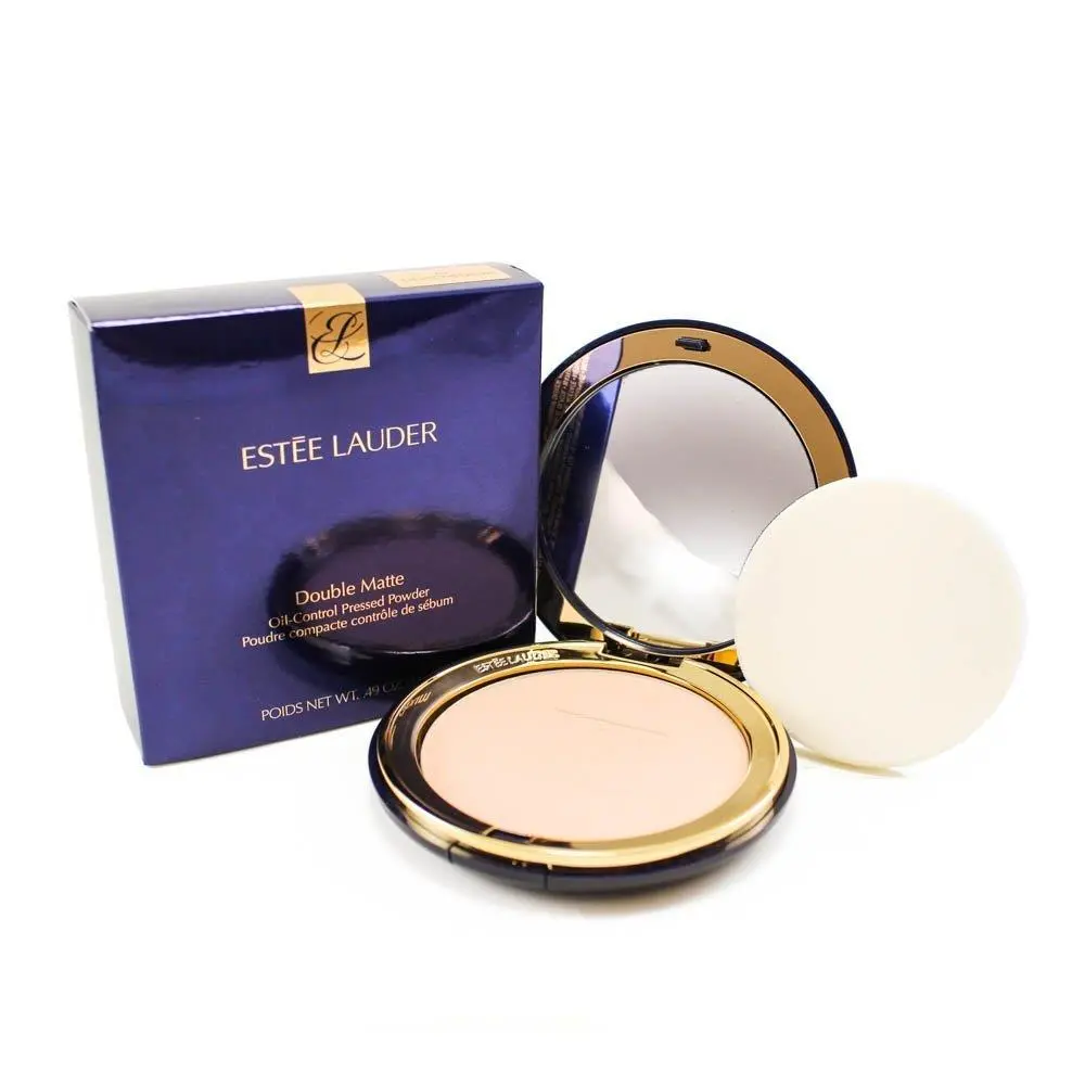Estee Lauder Double Matte Oil-control Pressed Powder Full Size 0.49 oz Shade light-medium by Estée Lauder