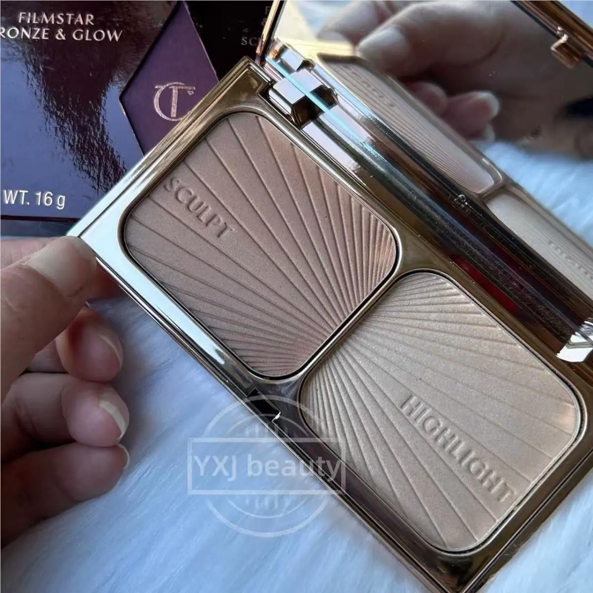 Boxed Charlotte Tilbury Filmstar Bronze Glow Palette Fair-medium Full Size