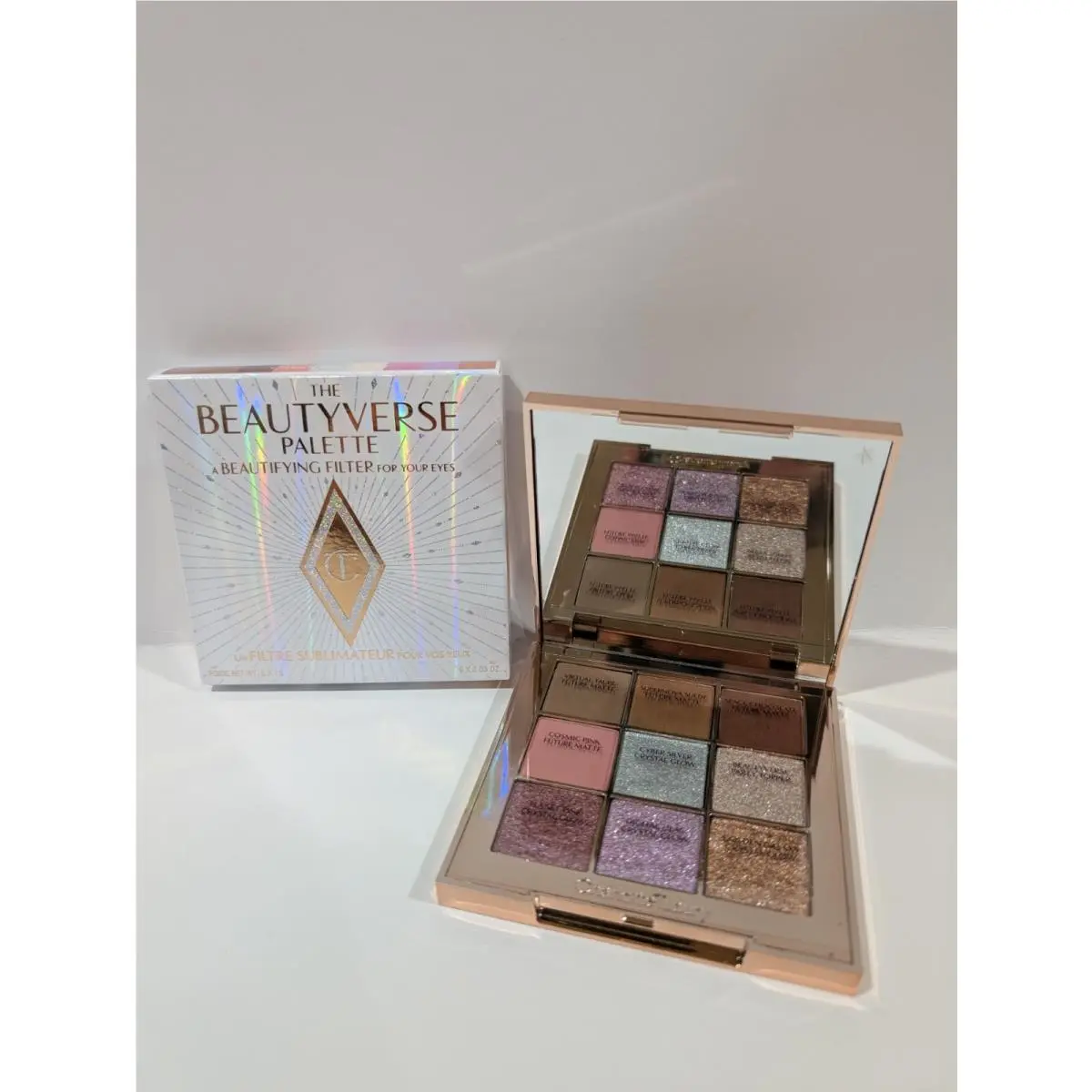 Charlotte Tilbury The Beautyverse Eyeshadow Palette 9 Shades Limited Edition