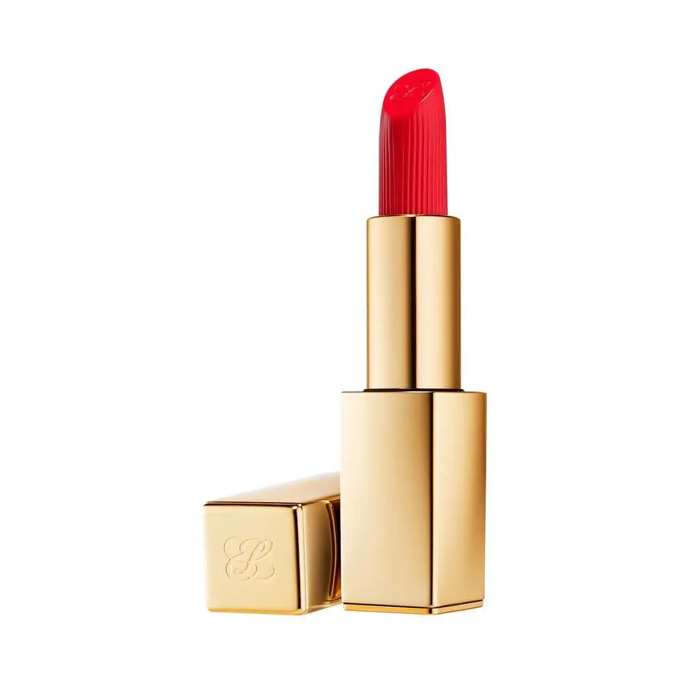 Estee Lauder Estée 1 Count Pack of 1 520 Carnal - A Vibrant Red with a Warm Undertone