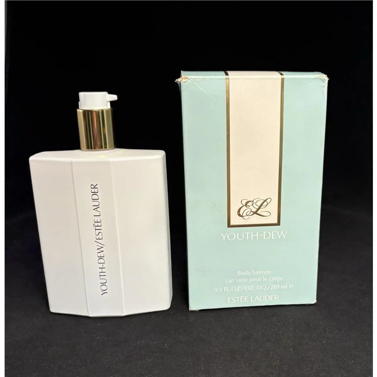 Vtg Estee Lauder Youth Dew Body Satinee Body Lotion 9.5 Oz Nos