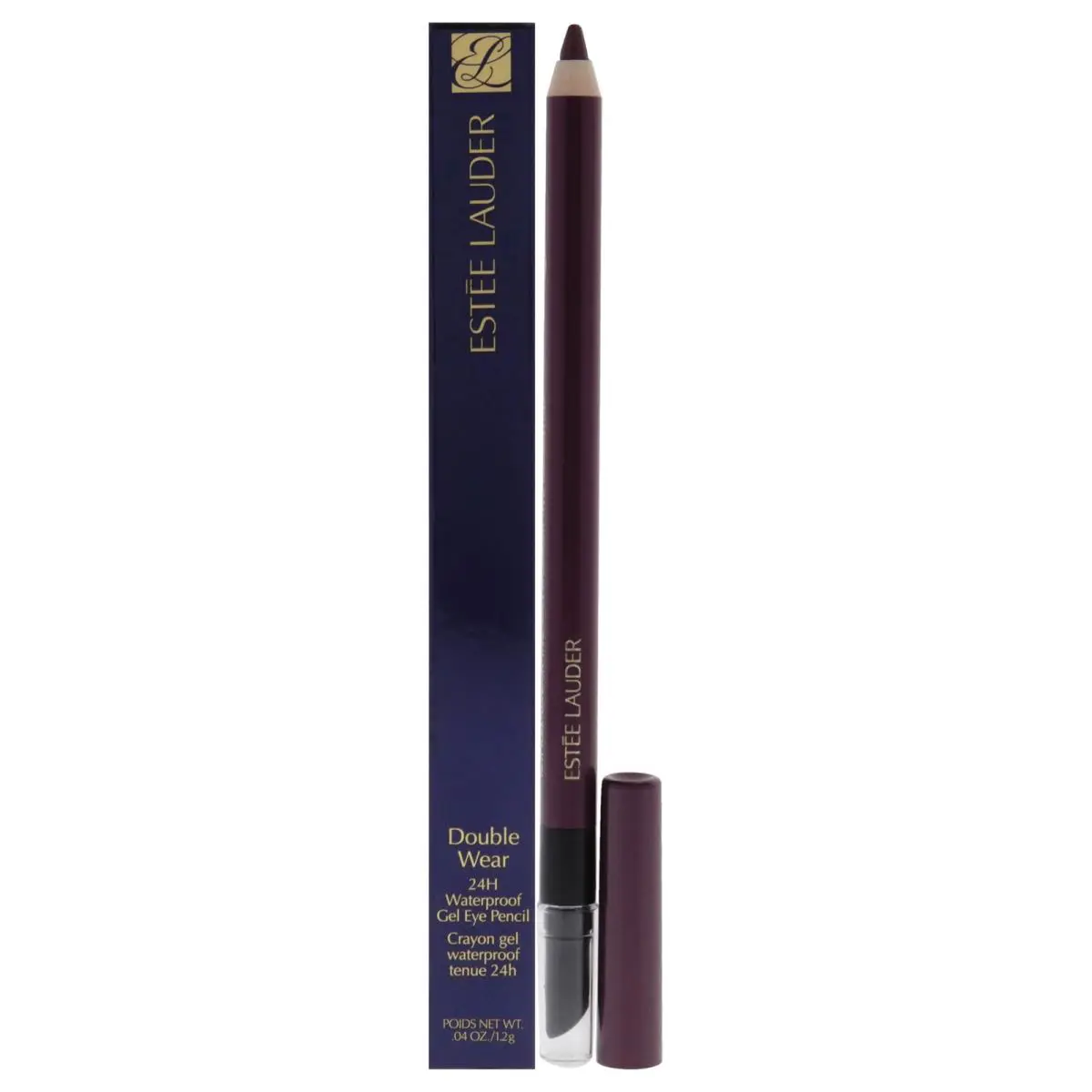 3 Pack Estee Lauder Double 34H Waterproof Gel Eye Pencil - 09 Aubergine-0.04 oz
