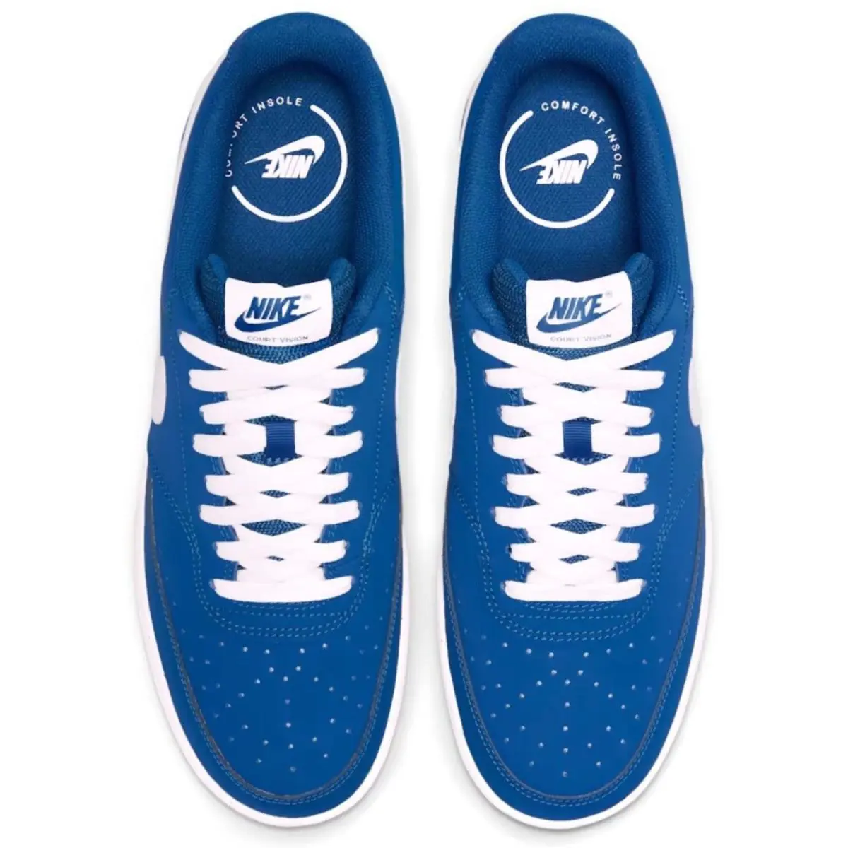 Nike shoes - Nike Court Vision Low FL - Blue, Manufacturer: Court Blue/Pale Ivory 0