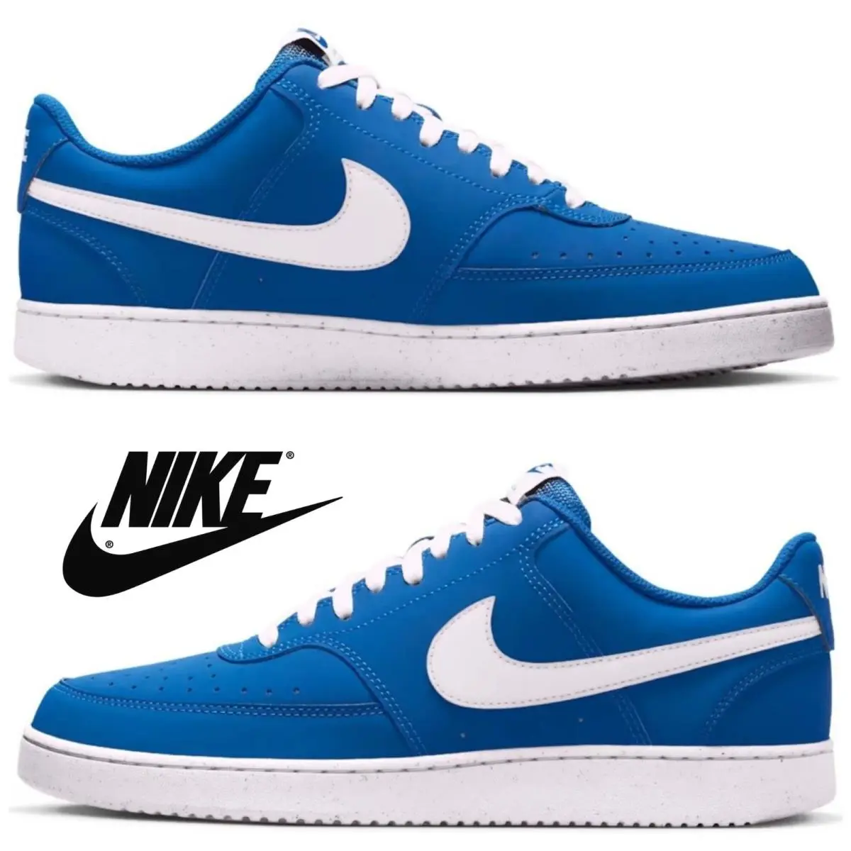 Nike shoes - Nike Court Vision Low FL - Blue, Manufacturer: Court Blue/Pale Ivory 26