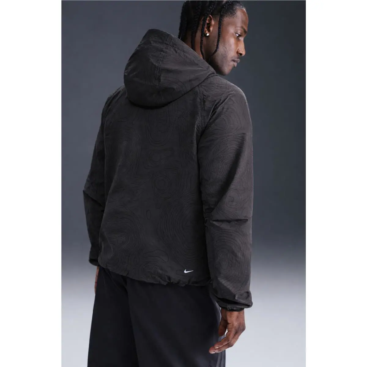 Nike clothing - Windrunner - Windrunner - black with pattern 0
