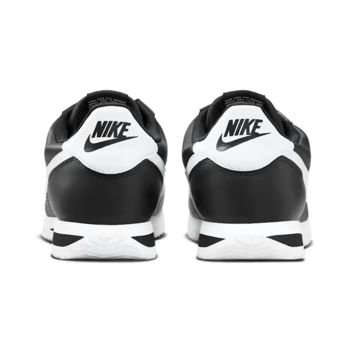 Nike shoes - Nike Cortez Leather - Cortez Leather - Black, Maufacturer: Black/White 5