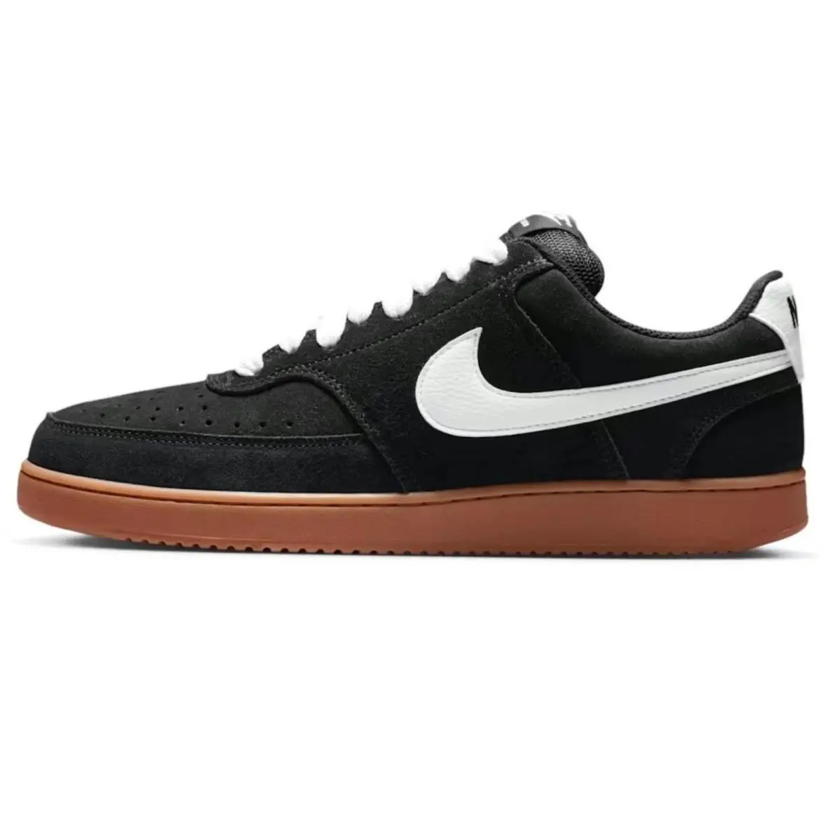 Nike shoes - Nike Court Vision Low FL - Black, Manufacturer: Black/Gum Medium Brown/White 4