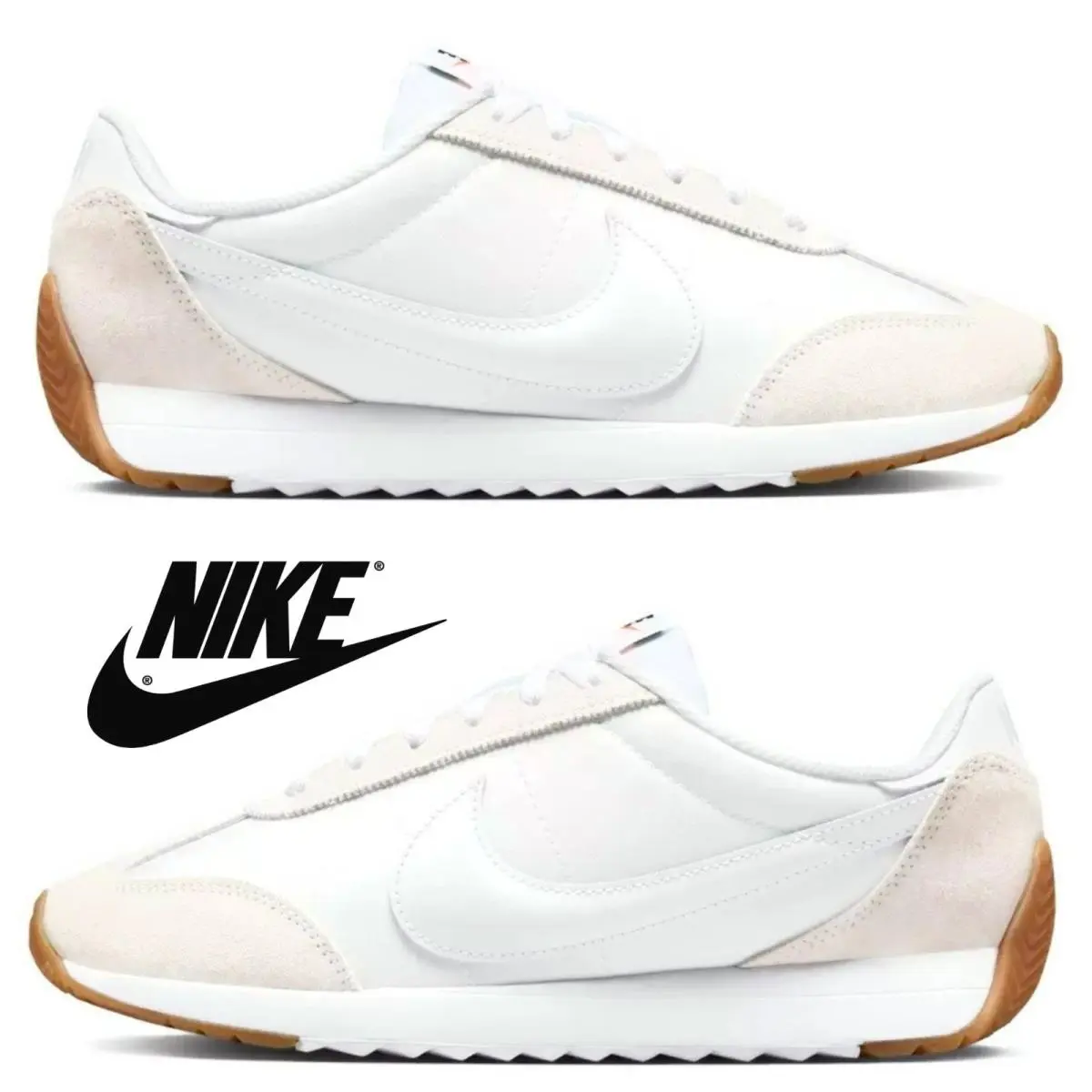 Nike shoes - Nike - White, Manufacturer: White/Safety Orange/Gum Light Brown/White 27